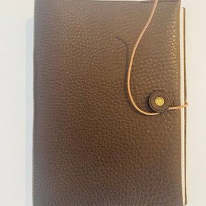 Coach Leather Notebook with Grid Paper (Never used)